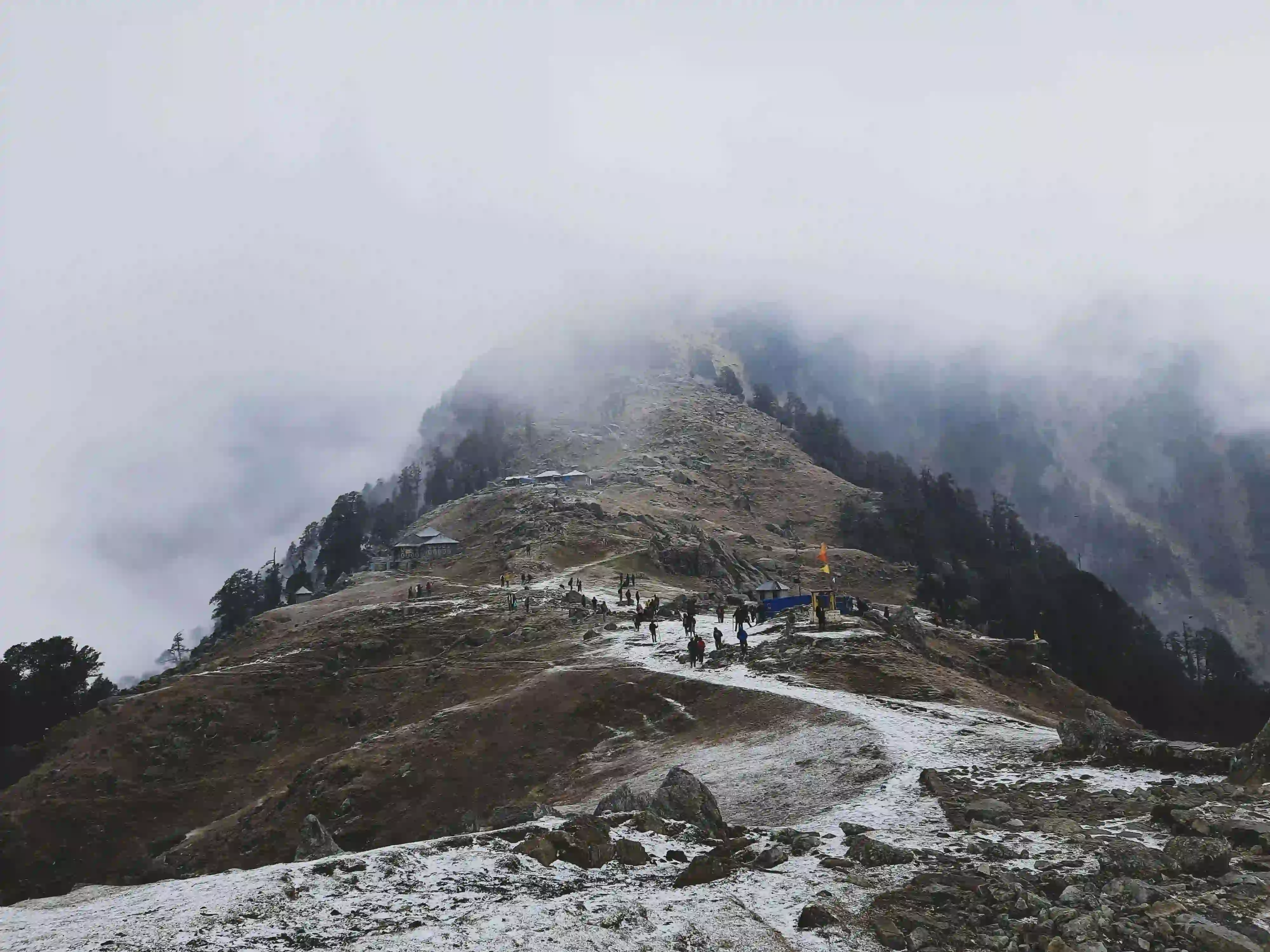 Dhauladhar range view from the Triund trek