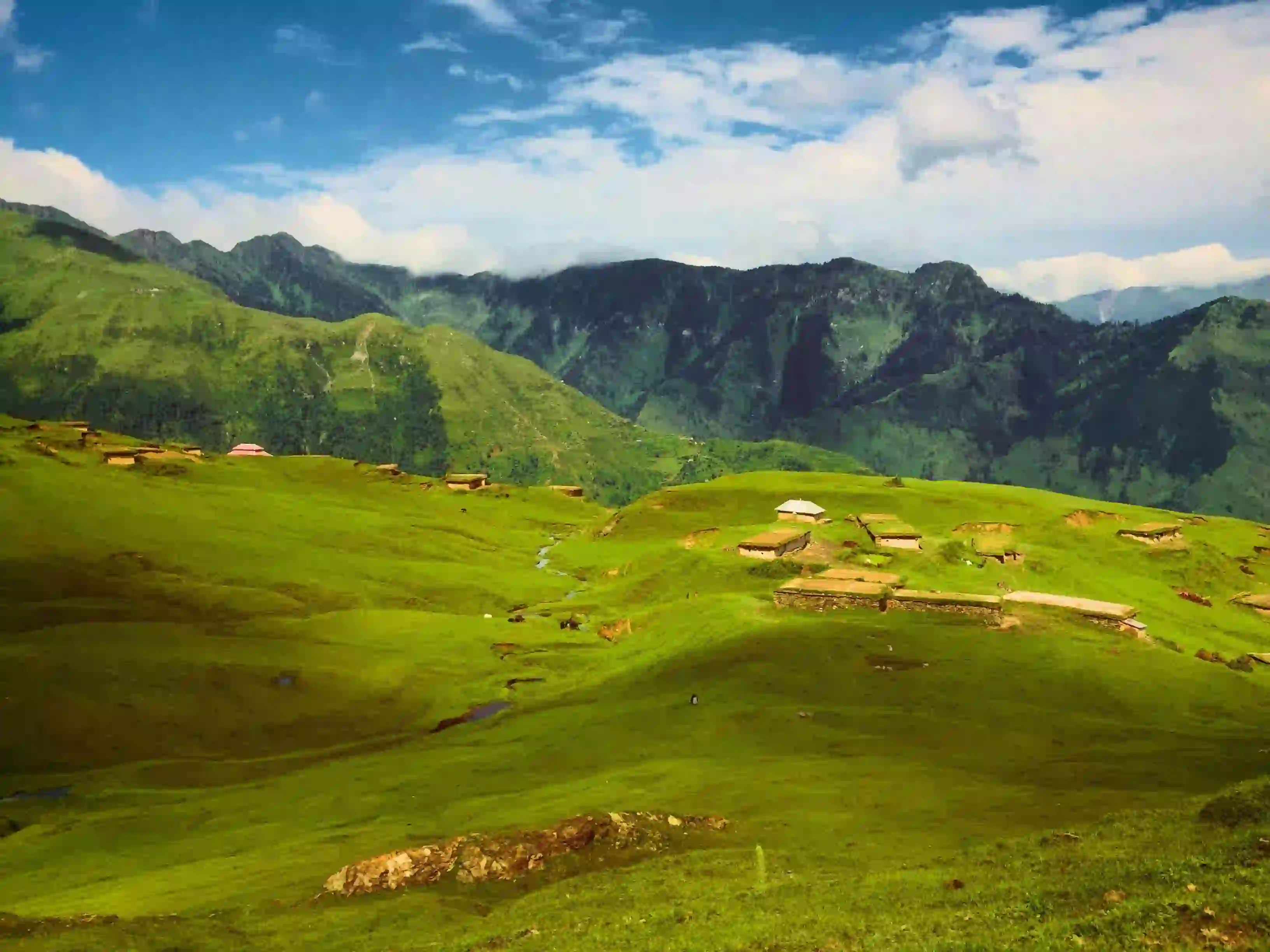 Snow-capped peaks of Gulmarg, home to Asia's highest gondola