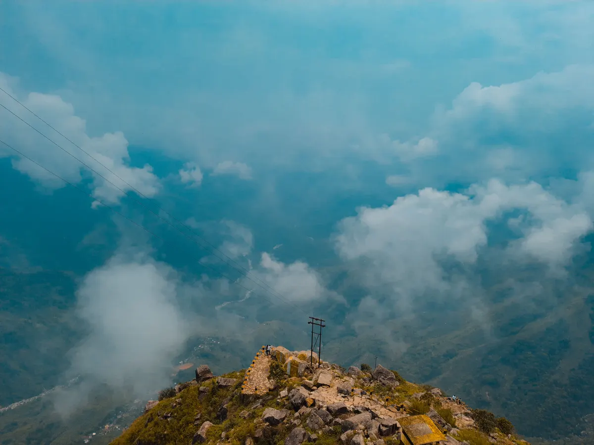 Above the clouds in the Khasi Hills, Meghalaya