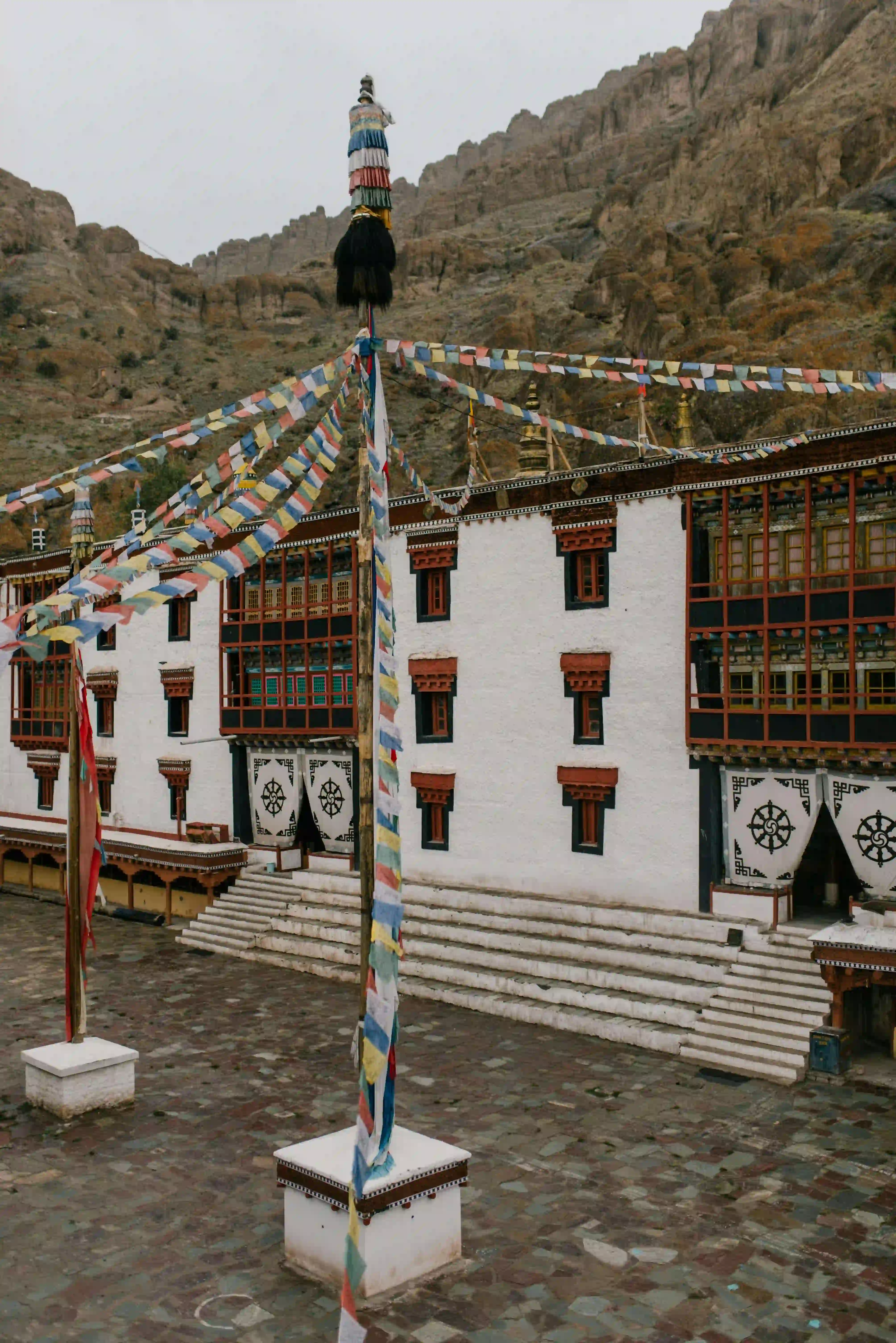 Local exploring the village of Turtuk in Nubra Valley