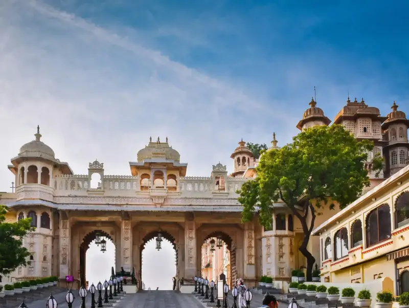 Lake Pichola palaces in Udaipur, Rajasthan
